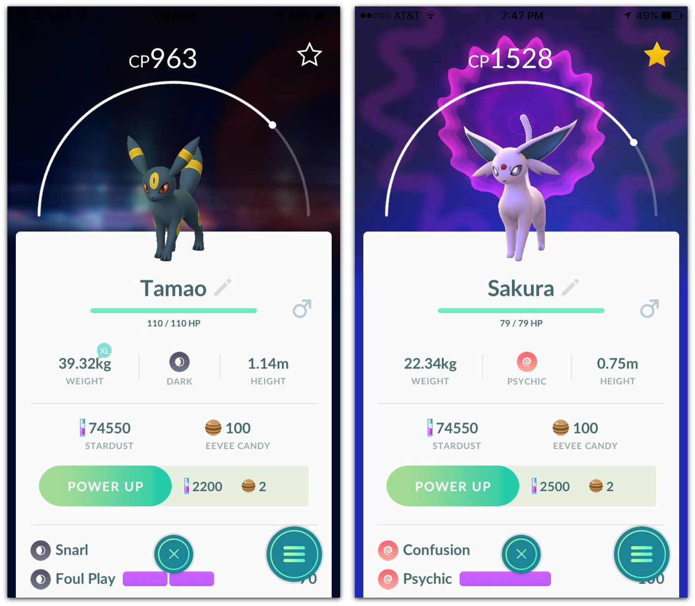 How to evolve Eevee into Espeon and Umbreon in Pokemon GO - Phandroid